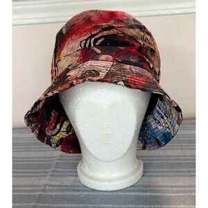 Abstract Graffiti Tattoo Multicolor Print Bucket Hat By Carbon Elements Sun Fish